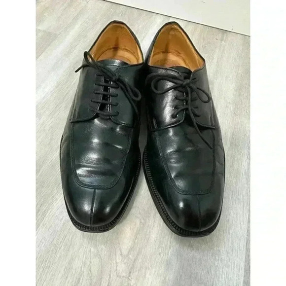 Burberry London Mens Black Leather Cap Toe Derby Dress Shoes Size 6.5 main image 12
